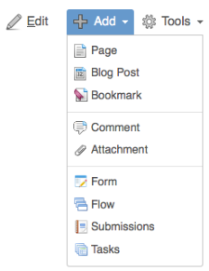 Adding Submissions to a Confluence page